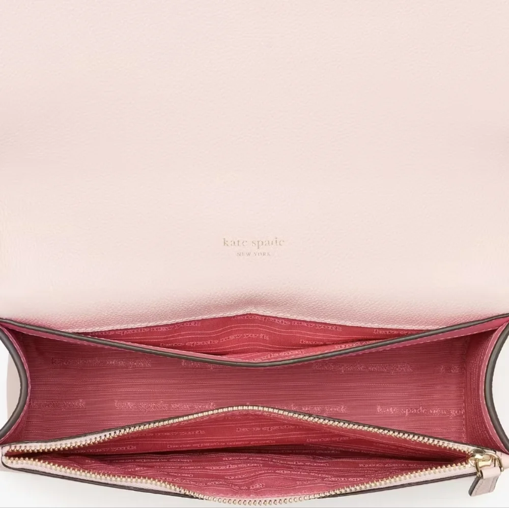 Kate Spade ♠️ NY Deco Chain Shoulder Bag In Pastry Pink NWT